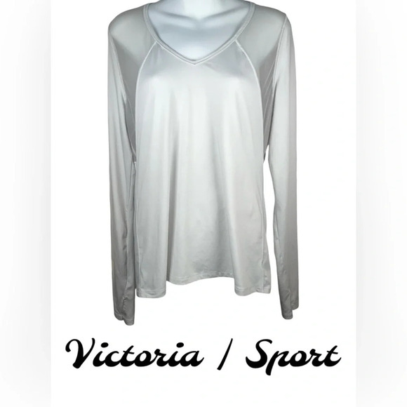 Victoria’s Secret | Sport | White with Sheer Top - Picture 1 of 5
